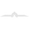 Ekena Millwork Ericson Architectural Grade PVC Gable Bracket, 72"W x 12"H x 2"D x 4"F, 4/12 Pitch GBP072X12X0204ERI00 - alternate 2